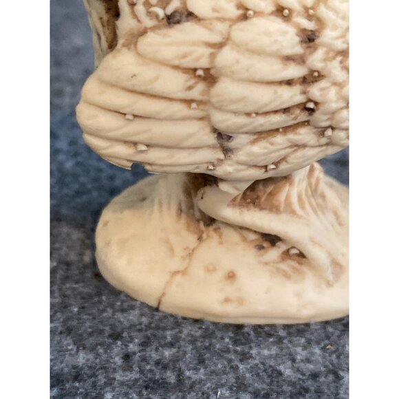 3 Ceramic Bird Figurine Floral Detail Ivory Toned Accent Home Decor Vtg - Picture 5 of 16